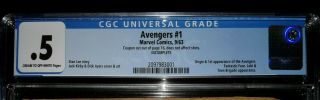 Avengers 1 1963 CGC (0.  5) - for grade 3