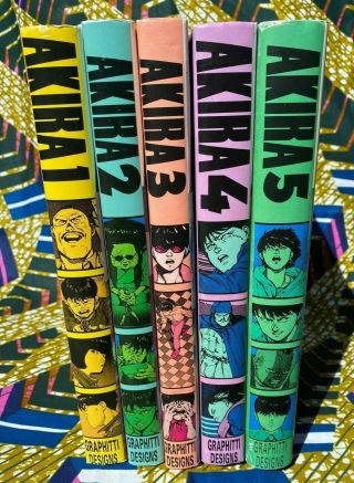 Akira Graphitti Designs : Complete Set Includes Vols.  1,  2,  3,  4 & 5