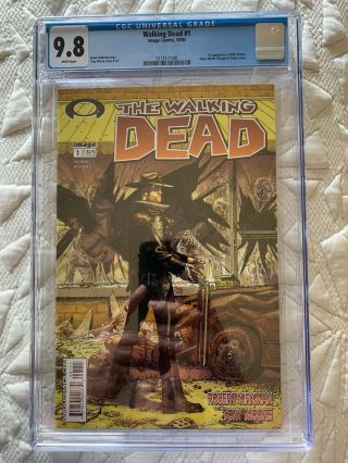 Walking Dead 1 Cgc 9.  8 1st Issue Image Comics 1st Print