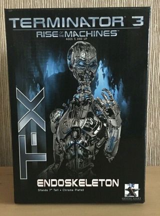 Rare Terminator 3 Endoskeleton T - X Bust Gentle Giant Statue 2010 Of 6000