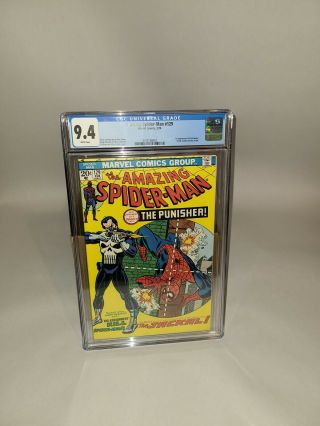 Spider - Man 129 Cgc 9.  4 White Pages Marvel 2/74 1st Punisher