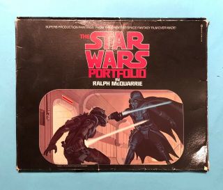 Star Wars Portfolio By Ralph Mcquarrie 1977 - - Complete With All 21 Prints