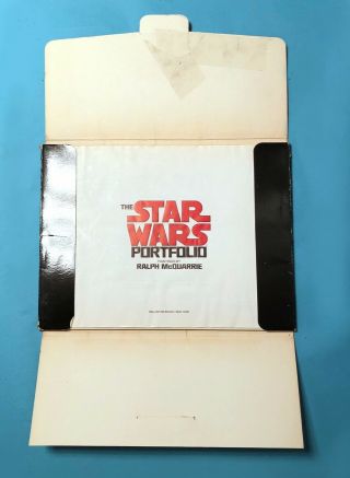 STAR WARS Portfolio By RALPH MCQUARRIE 1977 - - Complete with all 21 prints 3