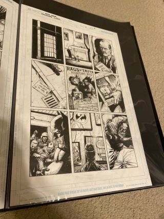 Gary Frank Doomsday Clock Comic Art 11 P2 Watchman Batman