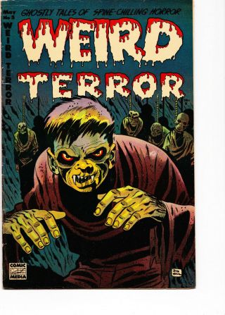 Weird Terror 5 1953 Fine - Vf Cond Classic Don Heck Werewolf Story,  Headlights