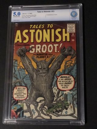 Tales To Astonish 13 - Groot - Cbcs 5.  0 Ow/w Pages Cgc - Gotg