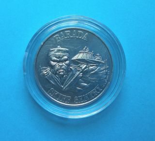 1984 Vintage Star Wars Barada Skiff Sentry,  Power Of The Force Collectors Coin C