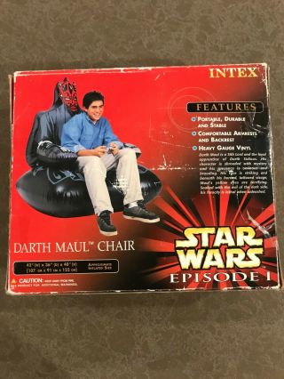 Darth Maul Star Wars Episode 1 Intex Inflatable Chair -