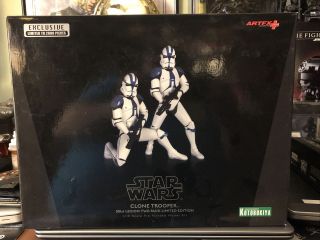 Star Wars Clone Trooper 501st Legion Two Pack Limited Edition By Kotobukiya