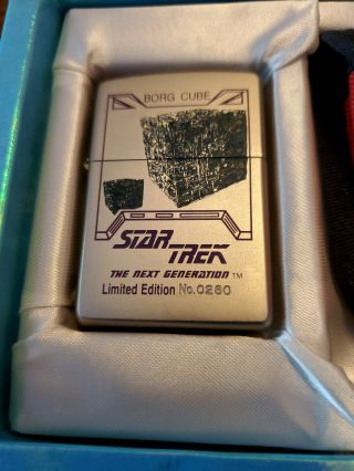 Zippo Star Trek The Next Generation - - Borg Cube - Limited Ed. ,  No.  0280,  Rare,  1999