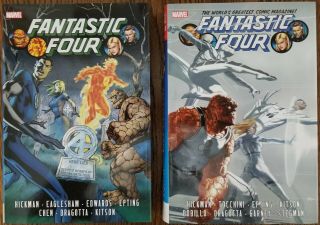 Fantastic Four By Jonathan Hickman Omnibus Vol 1 2 Hardcover Set Marvel Hc
