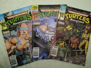 Teenage Mutant Ninja Turtles Adventures 1 2 3 Canadian Price Variant Mini - Series