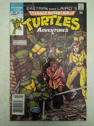 Teenage Mutant Ninja Turtles Adventures 1 2 3 Canadian Price Variant Mini - Series 2