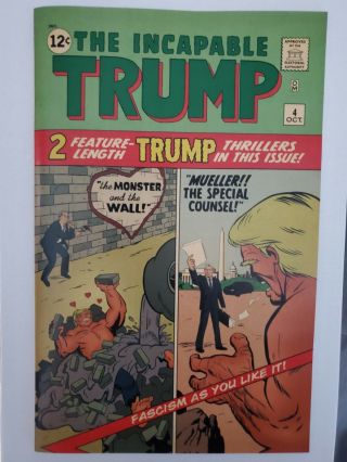 The Incapable Trump 4 Nycc 2020 Exclusive Comic President Donald Election Vote