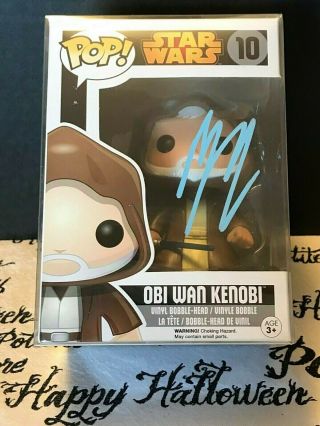 Star Wars Obi - Wan Kenobi Funko Pop Signed By Ewan Mcgregor