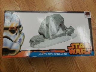 Rare Star Wars At - At Lawn Ornament Limited,  Hard To Find