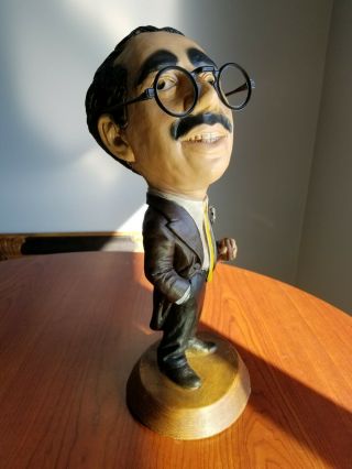 Vintage 1973 Esco Chalkware Statue Of Groucho Marx 16 " Estate Find