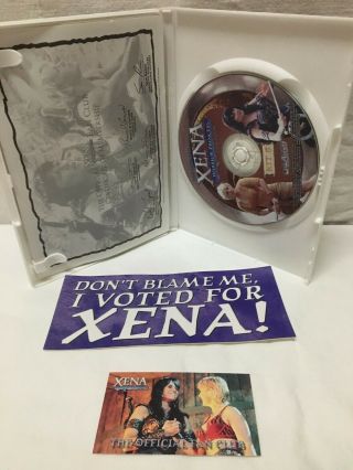 The Official XENA Warrior Princess Fan Club Kit 8 DVD & Photos Lucy Lawless 3