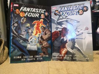 Fantastic Four By Jonathan Hickman Omnibus Vol 1 And 2 Complete Oop Htf