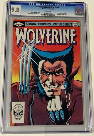 Wolverine 1 (limited Series 1982) Cgc 9.  8 - Unpressed