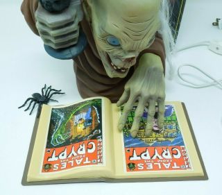 Vintage 1996 Tales From The Crypt Keeper Light Up Candelabra Box Halloween Decor 3