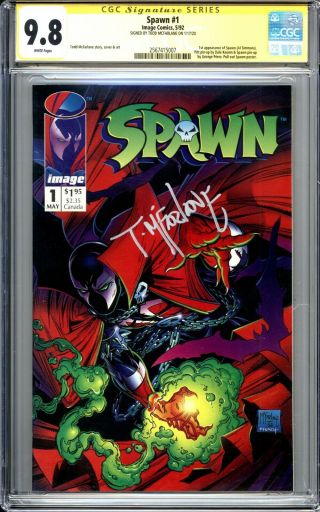 Spawn 1 - Cgc 9.  8 Signed By Todd Mcfarlane Image Comics 1992 Key