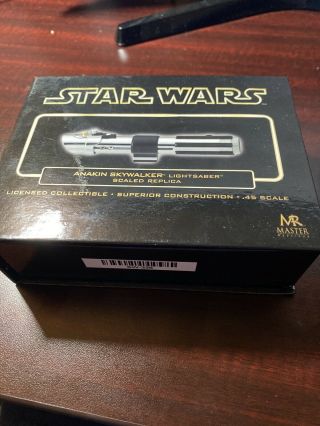 Master Replicas Star Wars Anakin Skywalker Lightsaber.  45 Scale Sw - 335 Aotc