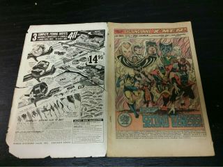 1975 MARVEL COMICS GIANT - SIZE X - MEN 1 KEY ISSUE 1ST APP X - MEN TORN COVER 3
