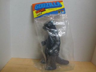 Medicom Vintage Sofvi Retro Shogun Godzilla Dark Blue Vinyl Kaiju Figure Monster