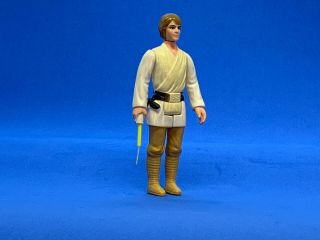 Star Wars Vintage Luke Skywalker - Brown Hair Kenner With Weapon