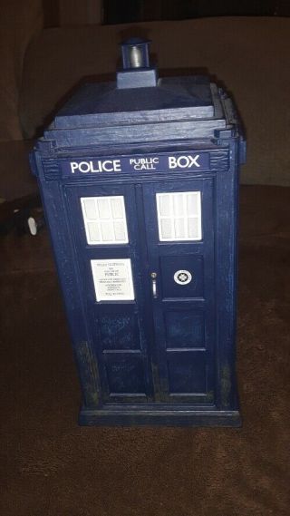 Rare Doctor Who 5.  5 " Figure Classic 1st Electronic Tardis Sound Light Fx First