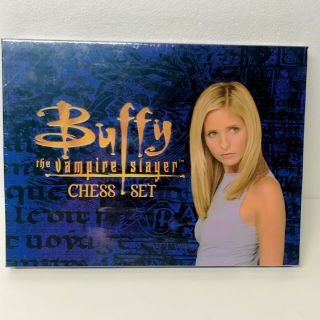 Rare Vintage Buffy The Vampire Slayer Chess Set Factory Htf