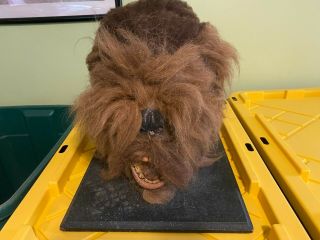 1996 Chewbacca Head Bust Star Wars - Life Size - Poor