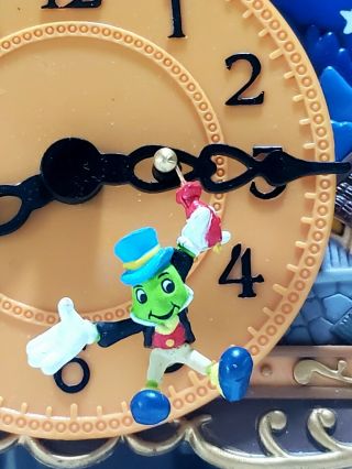 Enesco Disney Pinocchio Illuminated Deluxe Action Musical Clock Figurine 3