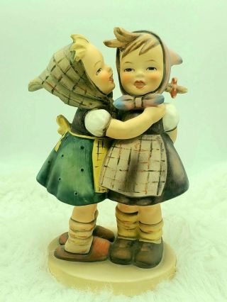 Large " Telling Her Secret " Goebel Hummel Figurine 196/i Tmk6 - Christmas Gift
