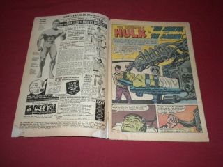 Incredible Hulk 4 marvel 1962 silver age 3.  5/vg - comic 2