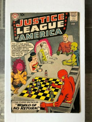 Justice League Of America 1 Dc Comics 10 - 11/60 Origin And 1st App.  Of Despero