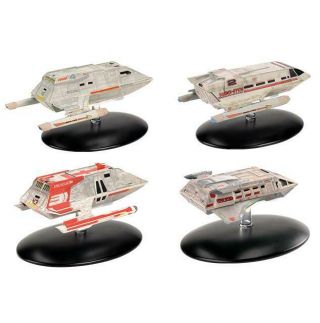 Star Trek Shuttlecraft Set 4 Eaglemoss Includes 4 Shuttles Magazines Schematics