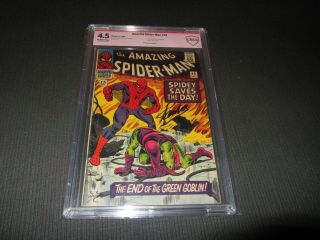 Spider - Man 40 Cbcs 4.  5 Signed Stan Lee (marvel 1966) Classic Romita