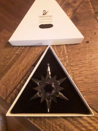 Swarovski Crystal Snowflake Ornament 1997 W/box