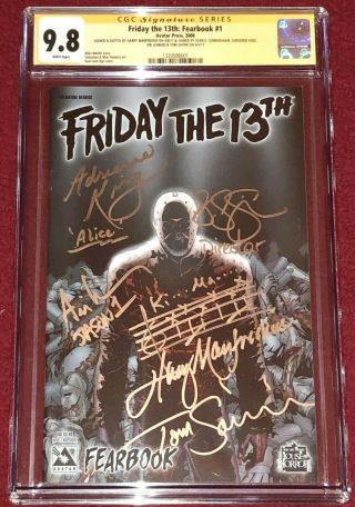Cgc Ss Friday The 13th Fearbook 1 Signed By Sean S.  Cunningham,  Cast & Crew