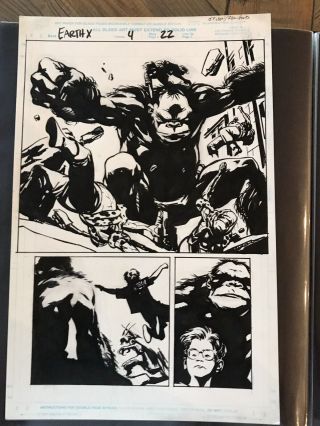 Marvel Earth X Art Issue 4 Page 22