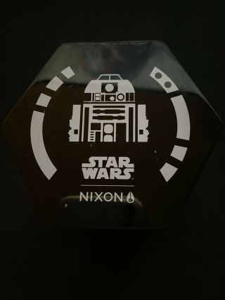 Nixon Unit Star Wars Digital Watch R2 - D2 White Rubber w/ Tin 2