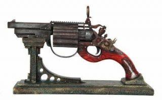 Col Fizziwigs Trigan Pistolle Display Stand Mk Ii Gun Figurine Steampunk 16.  5 " L
