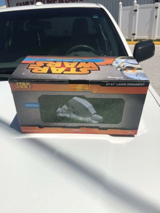 Rare Star Wars At - At Lawn Ornament Limited,  Hard To Find