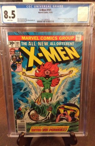 Uncanny X - Men 101 8.  5 1st Appearance Of Phoenix 1976