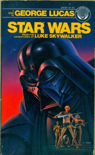 Star Wars 1976 Novel By George Lucas First Edition Ballantine Paperback