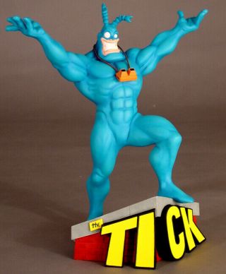Electric Tiki Archive - The Tick Classic Heroes Statue - Ben Edlund - Ap 1 Of 50