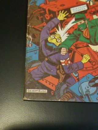 Green Hornet Comics 20 Harvey Pub Golden Age Rare WW2 Schomburg Japanese cover 3