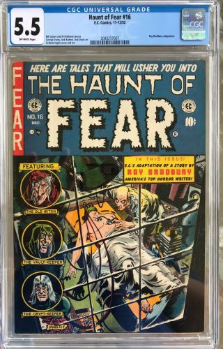 Haunt Of Fear 16 (1952) Cgc 5.  5 - - Graham Ingels Headless Corpse Cover And Art